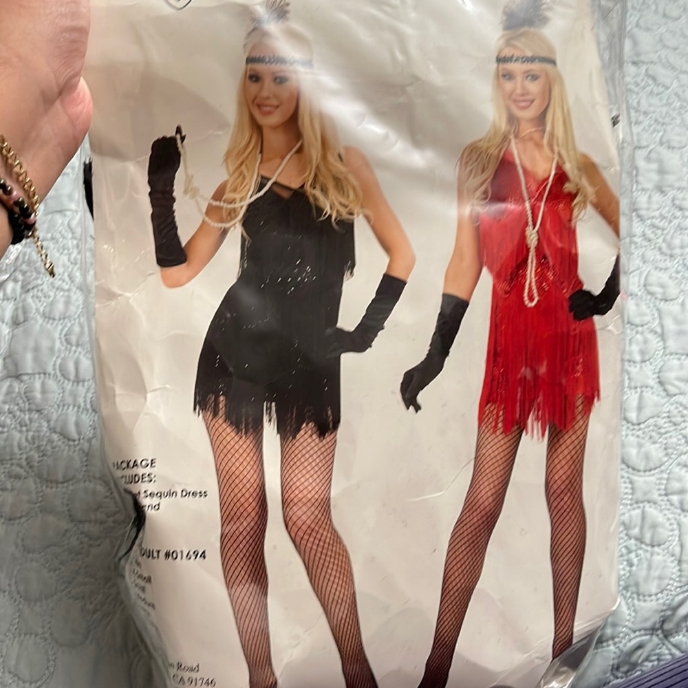 Woman’s flapper costume